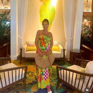 Vibrant Floral Maxi Dress